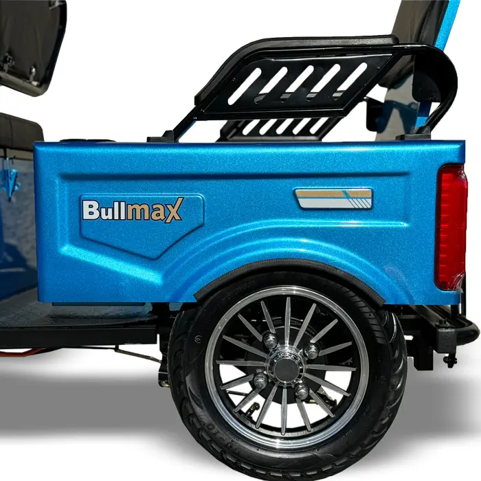 Електрическа триколка Bullmax A10 Cargo, 1500W, 48V/20Ah, За двама, Товарно Отделение, Зелена Перла - 997