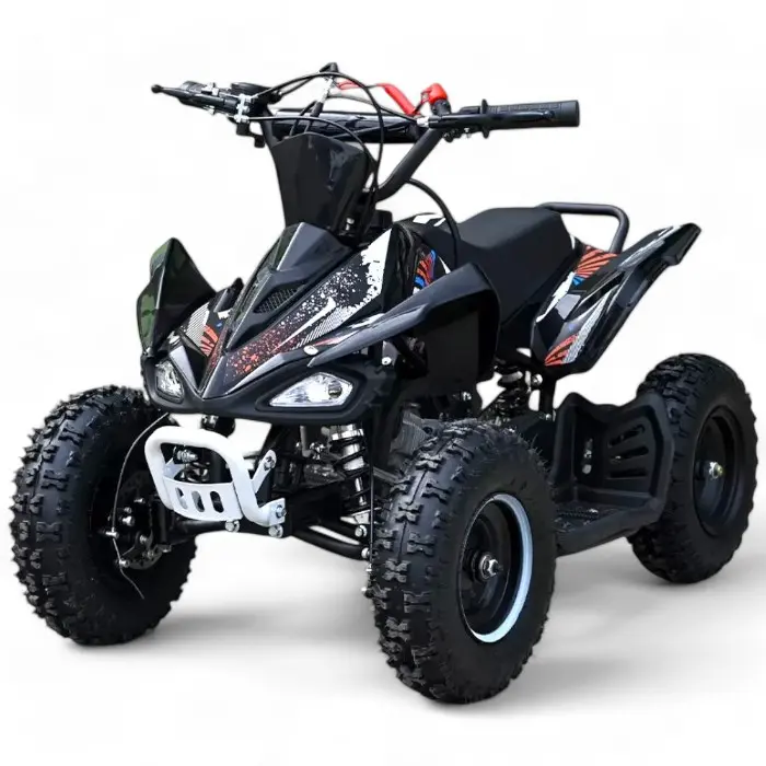 Детско бензиново ATV Bullmax 50cc Sport Edition, черно, Родителски контрол, двутактов, 50 кубика - 1016