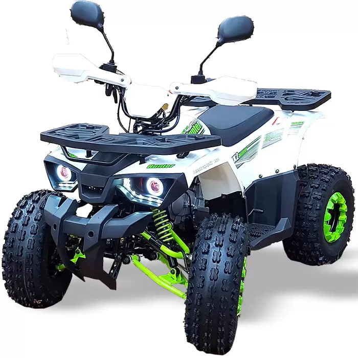 Бензиново ATV Bullmax 150cc Nighthawk, Бяло, Стартер, Висококачествени компоненти, ABS Пластмаса - 219