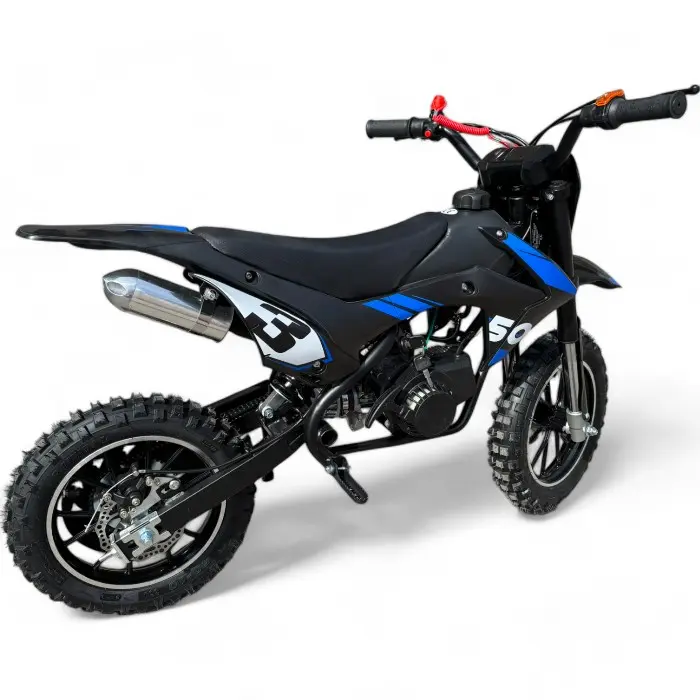 Детски Бензинов кросов мотор Bullmax 50сс Dirt Bike Sport, Родителски контрол, Двутактов - 1037