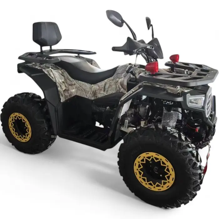 ATV 200cc Bullmax Intruder, Жълто - Зелен Камуфлаж ,2024г, Теглич, Лебедка, Ловджийски сак, Лед Бар, Каска Подаръци - 1143