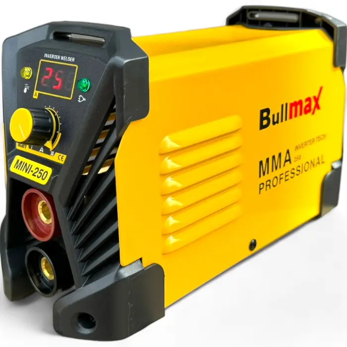 Мини Инверторен Електрожен Bullmax 250A HT, IGBT Технология, 2 метра кабели, Antistick - 809