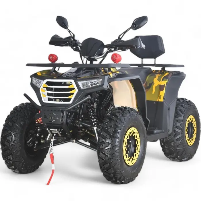 ATV 200cc Bullmax Intruder, Жълто - Зелен Камуфлаж ,2024г, Теглич, Лебедка, Ловджийски сак, Лед Бар, Каска Подаръци - 1147