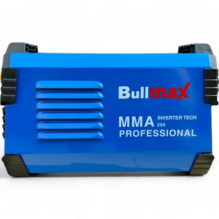 Мини Инверторен Електрожен Bullmax mini 250A HA, Hot Start, 4 метра кабели, Antistick - 806