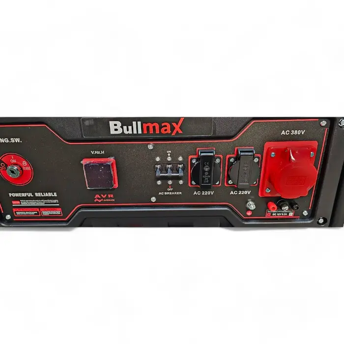 Бензинов Генератор за ток Bullmax 6.5KW, трифазен, 50hz, AVR - 922